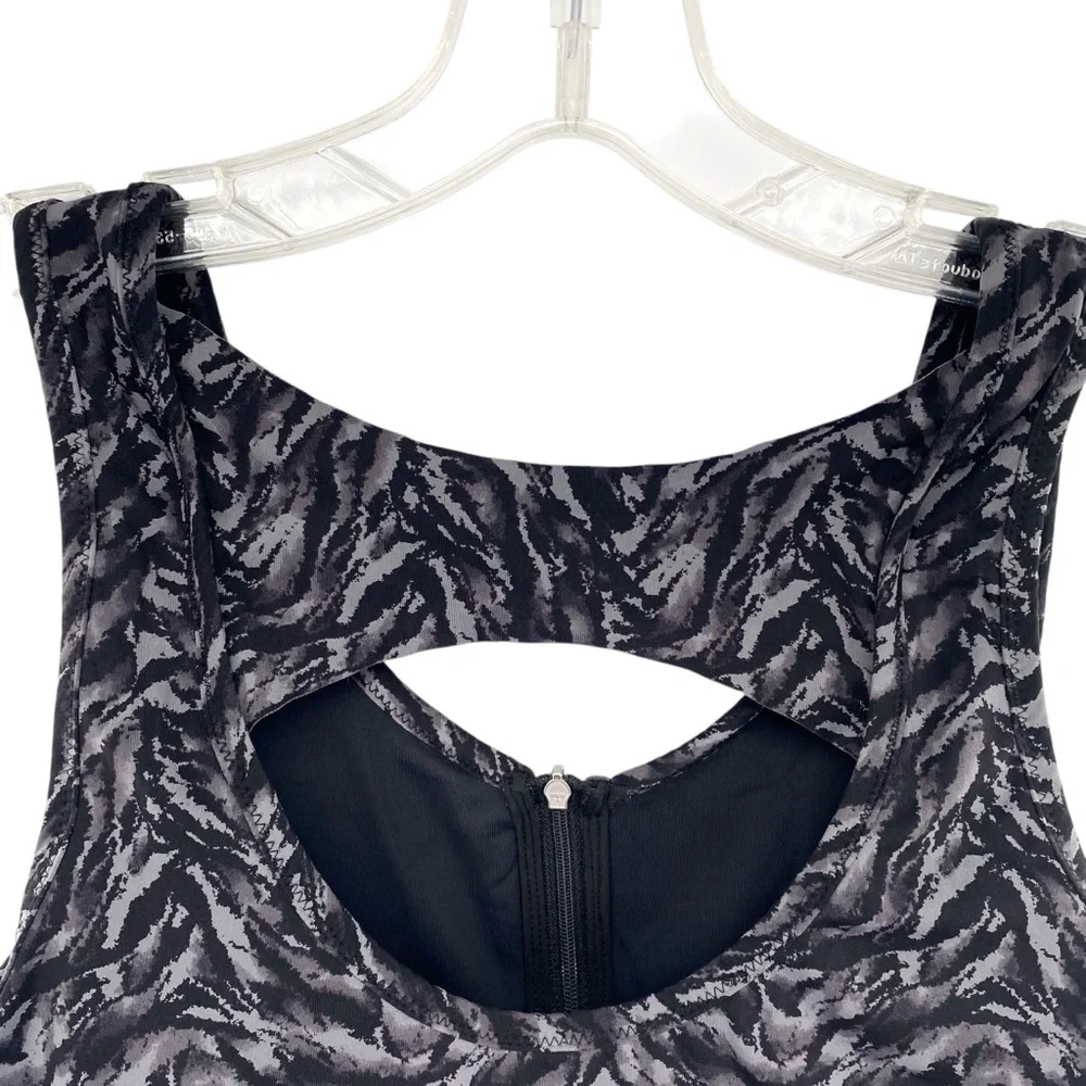 Varley Fay Bra in Dark Mono Zebra